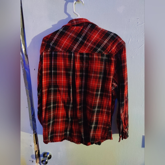 Red Plaid Flannel - Picture 2 of 3